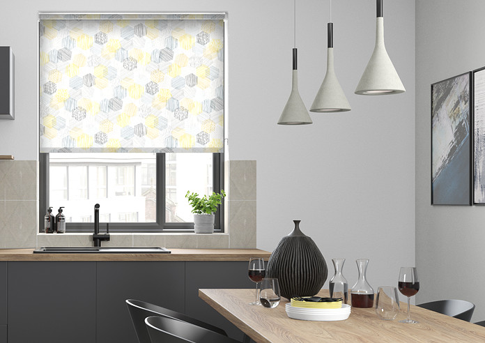 Etching, Primrose - Twist&Fit Roller Blind - Image 3